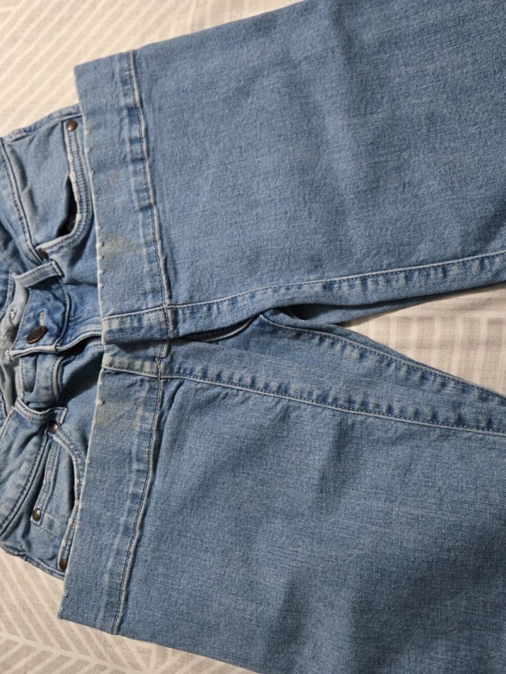 Wrangler Retro Mae Mid Rise Trouser Flare Jeans 28x32 - Picture 6 of 7